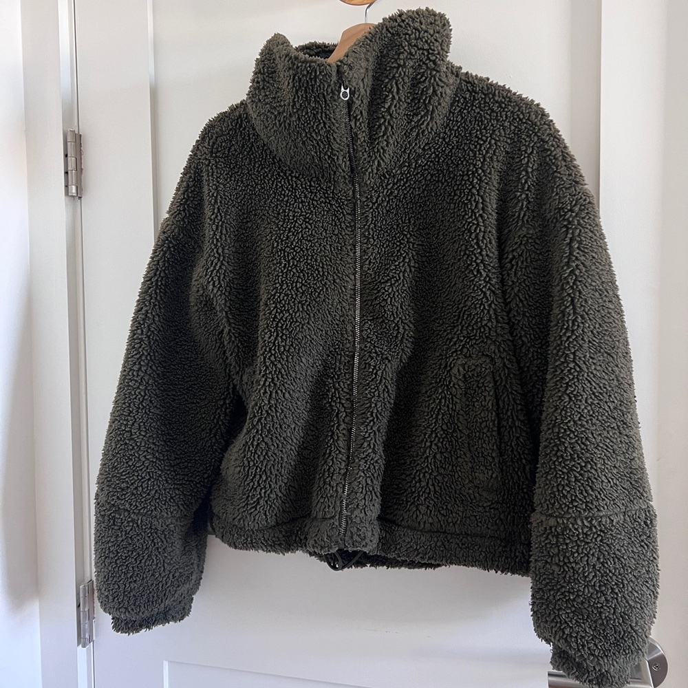 Lululemon Cinchable Fleece Zip-Up Jacket - Size 6